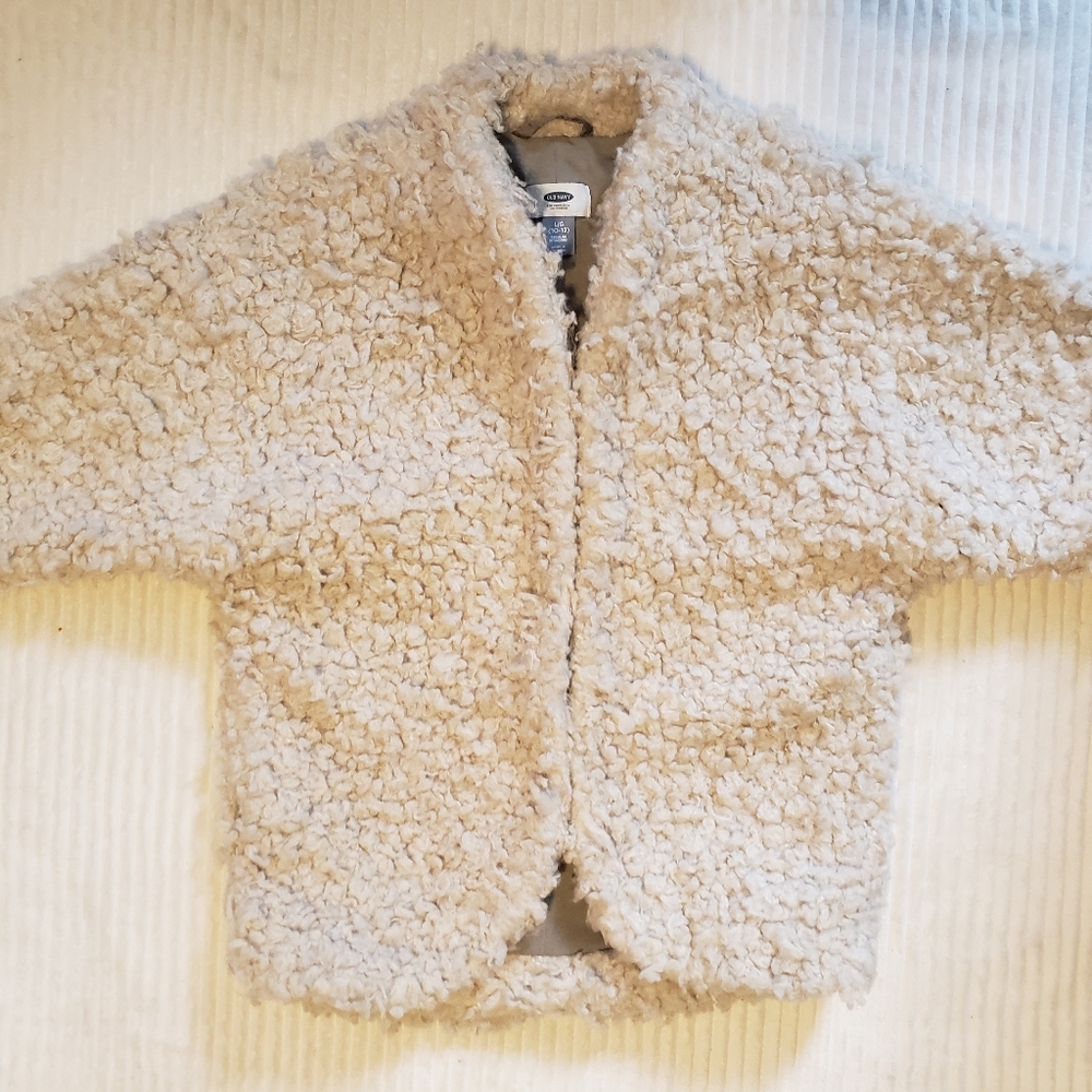 Girls Old Navy Cozy Cardigan Jacket 10/12 great condition